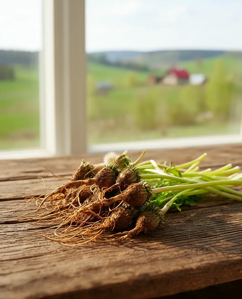 Kiaulpienių šaknys